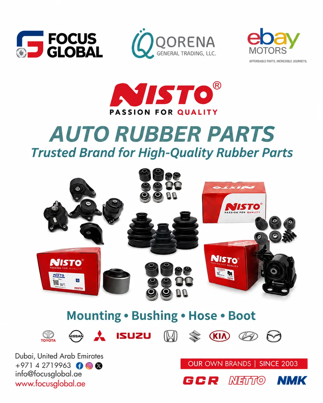 NISTO Rubber Parts